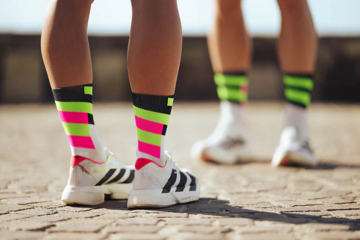 Incylence Unisex's Ultralight High-Cut Running Socks (Spirals)