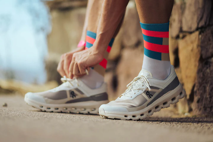 Incylence Unisex's Ultralight High-Cut Running Socks (Spirals)