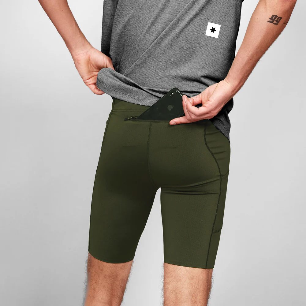 SAYSKY Men's Combat+ Short Tights 9''