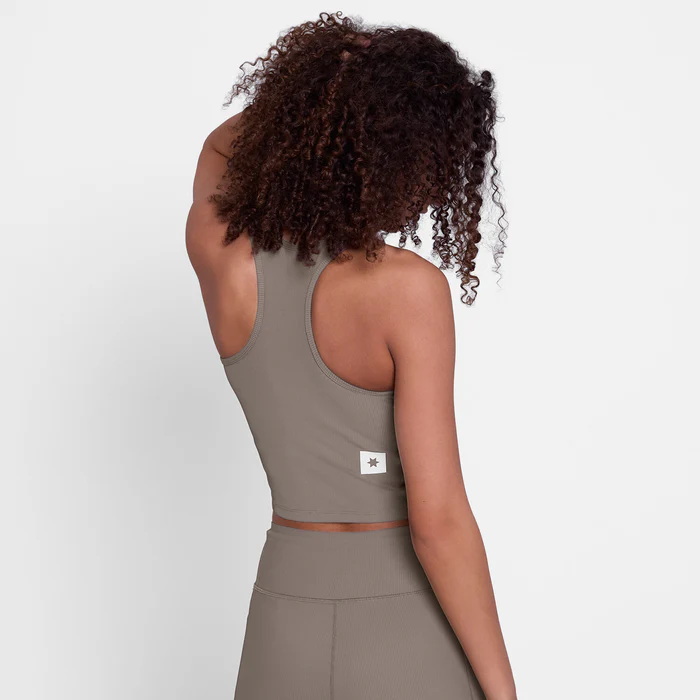 SAYSKY Women's Combat Rib Crop Top