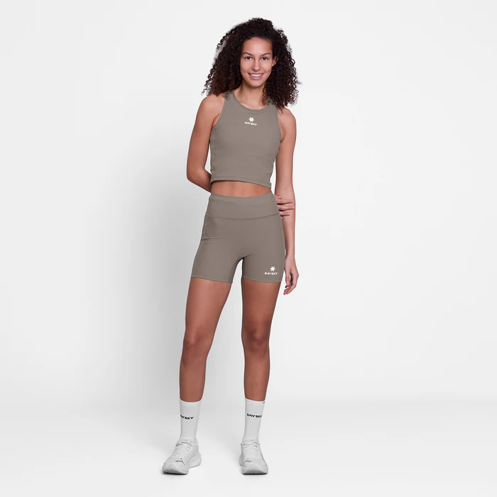 SAYSKY Women's Combat Rib Crop Top