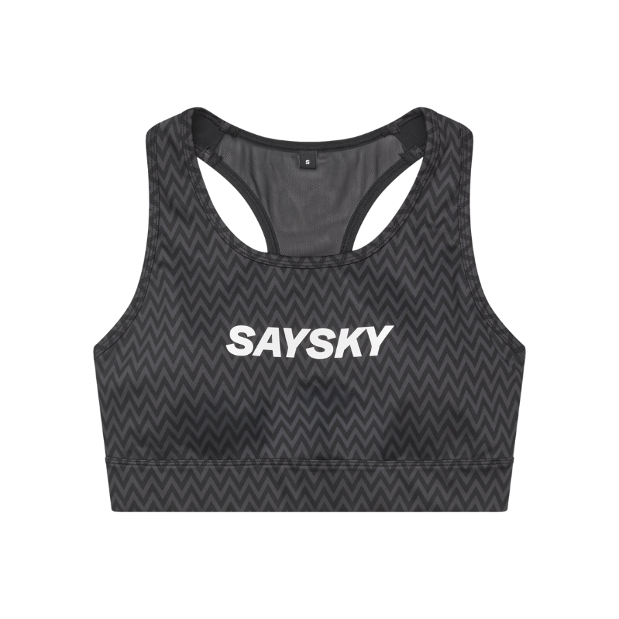 SAYSKY Women's Zig Zag Combat Sports Bra