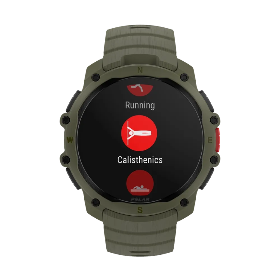 Polar Street X Premium Multisport Watch (Forest Green)