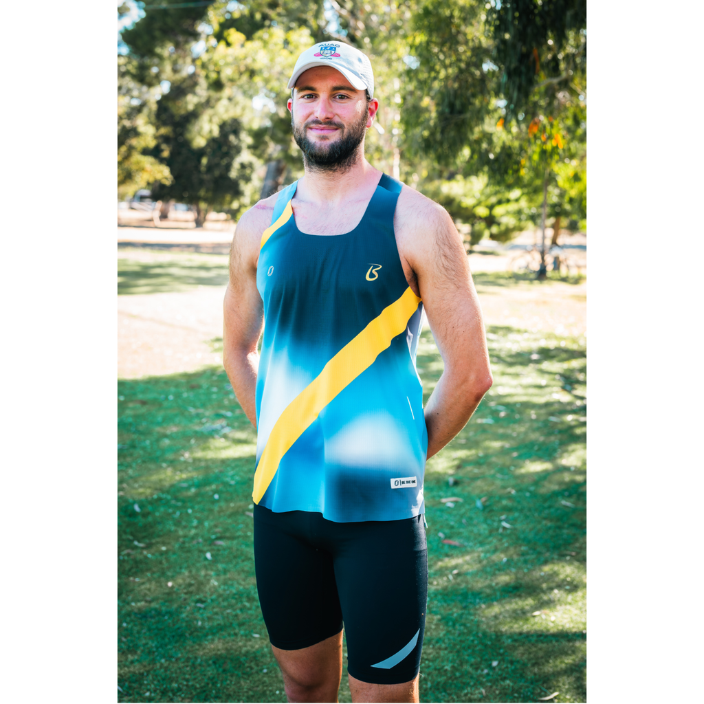 One Running Men's Victory Speed Tech Singlet Ballarat Marathon 2026