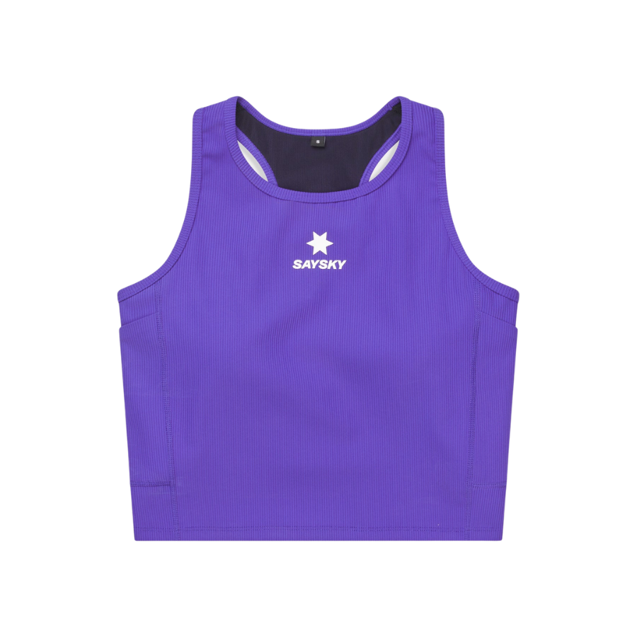 SAYSKY Women's Combat Rib Crop Top