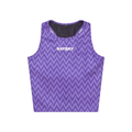 SAYSKY Women's Zig Zag Combat Crop Top
