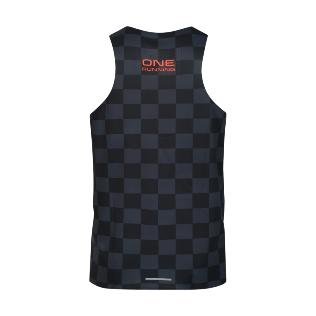 One Running Men's Victory Speed Tech Singlet Bell Lap