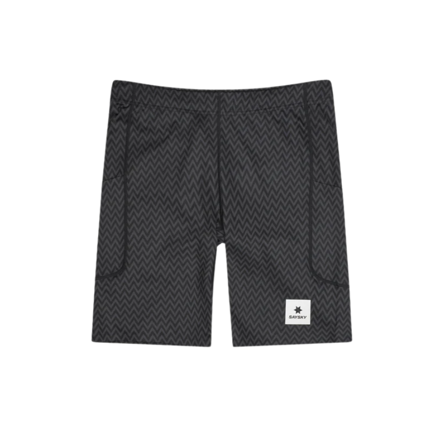 SAYSKY Men's Zig Zag Combat+ Short Tights 9"