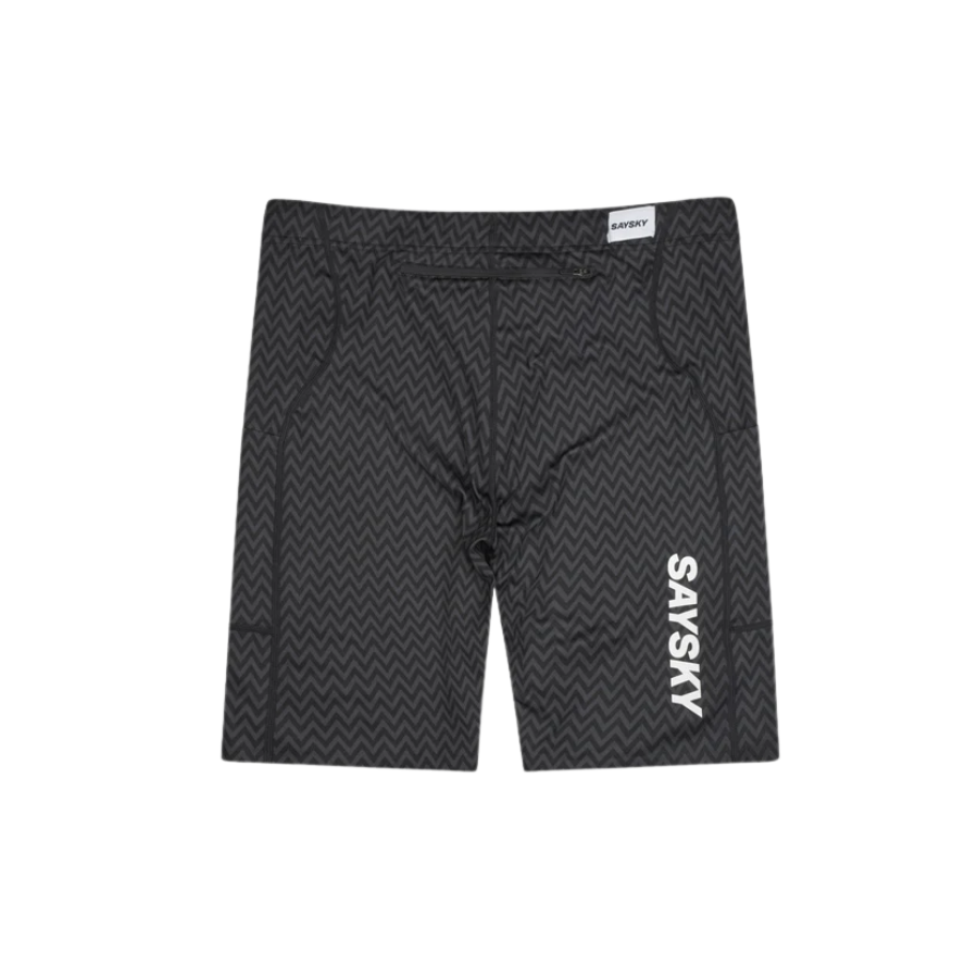 SAYSKY Men's Zig Zag Combat+ Short Tights 9"