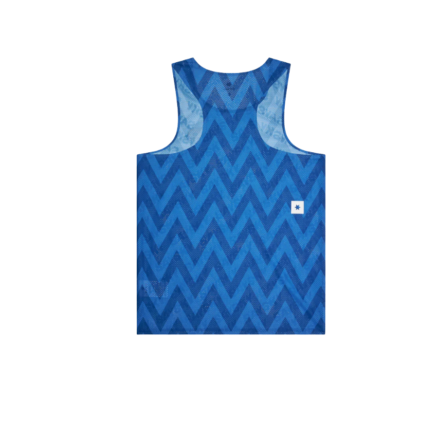 SAYSKY Men's Zig Zag Flow Air Singlet