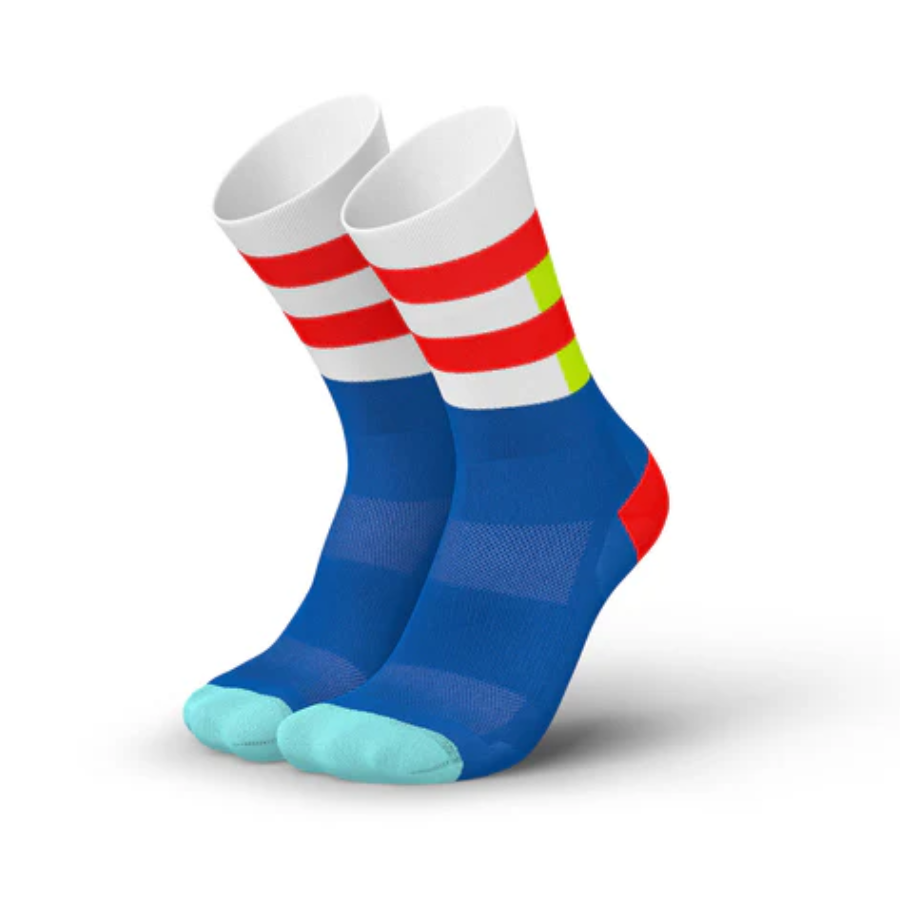 Incylence Unisex's Ultralight High-Cut Running Socks (Spirals)