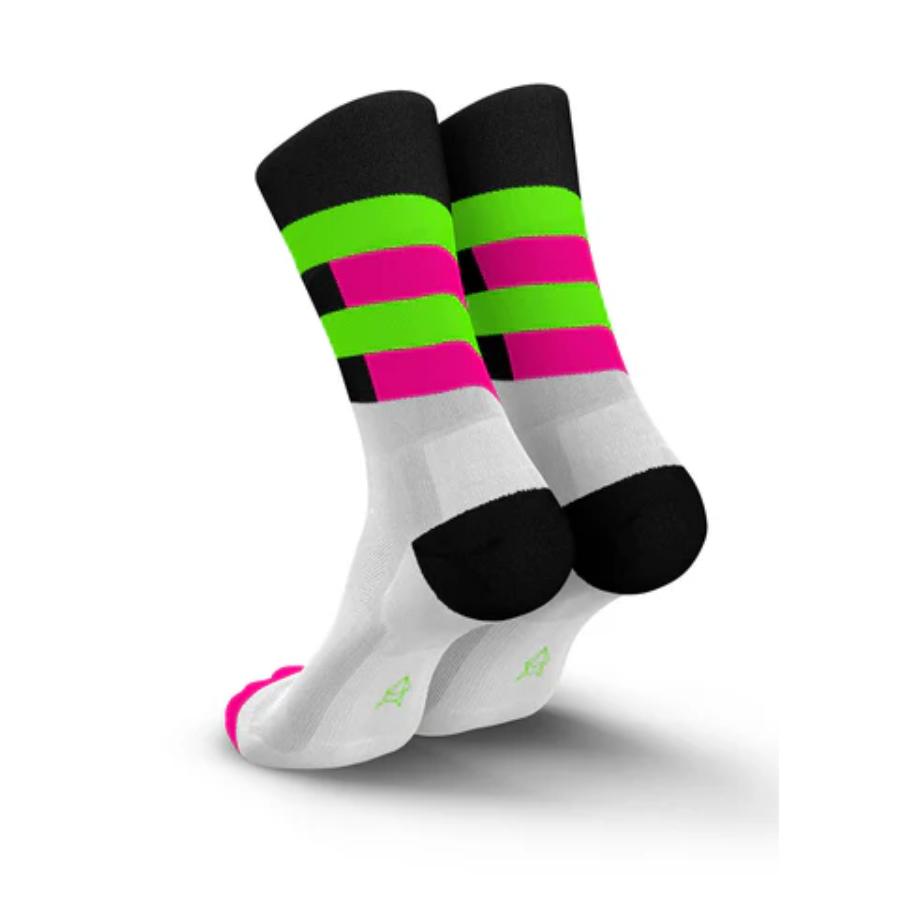 Incylence Unisex's Ultralight High-Cut Running Socks (Spirals)