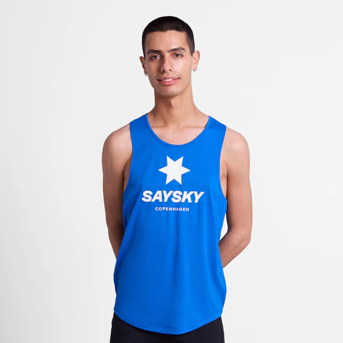 SAYSKY Men's Logo Combat Pro Singlet