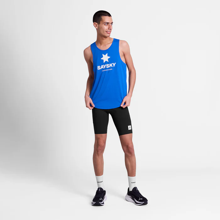 SAYSKY Men's Logo Combat Pro Singlet