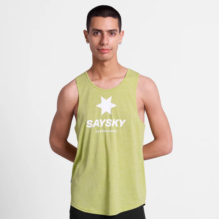 SAYSKY Men's Logo Combat Pro Singlet