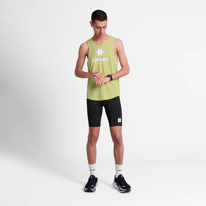 SAYSKY Men's Logo Combat Pro Singlet