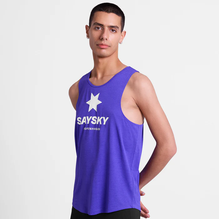 SAYSKY Men's Logo Combat Pro Singlet