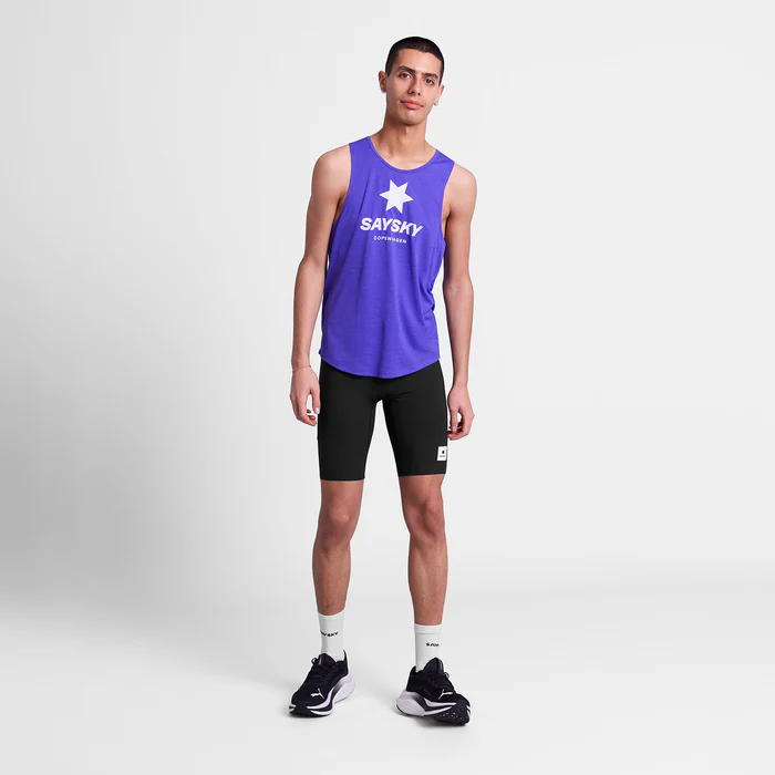 SAYSKY Men's Logo Combat Pro Singlet