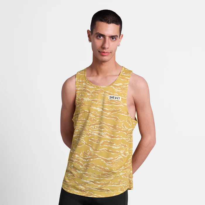 SAYSKY Men's Tiger Combat Singlet