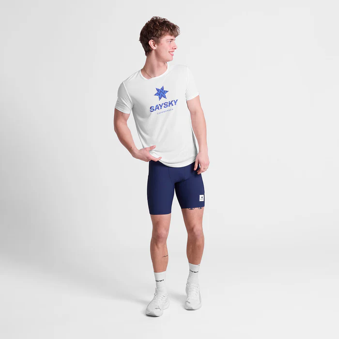 SAYSKY Men's Zig Zag Flow T-shirt