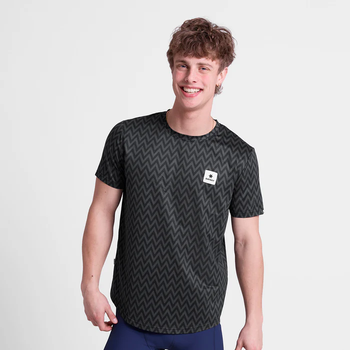 SAYSKY Men's Zig Zag Combat T-Shirt