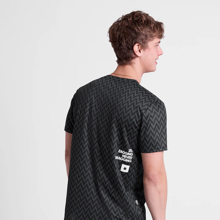 SAYSKY Men's Zig Zag Combat T-Shirt