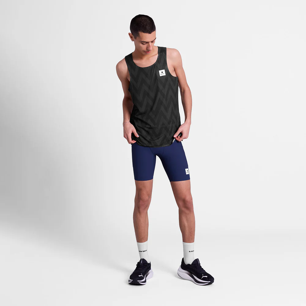 SAYSKY Men's Zig Zag Flow Air Singlet