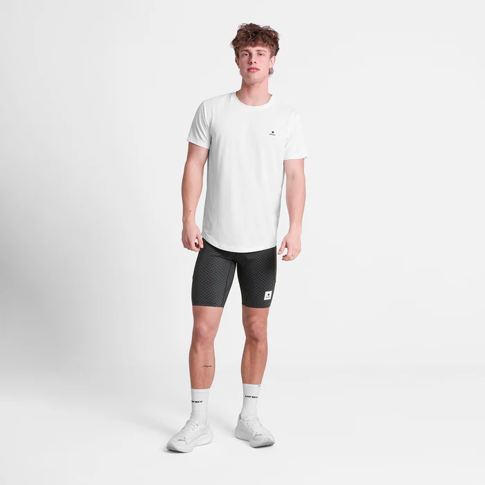 SAYSKY Men's Zig Zag Combat+ Short Tights 9"