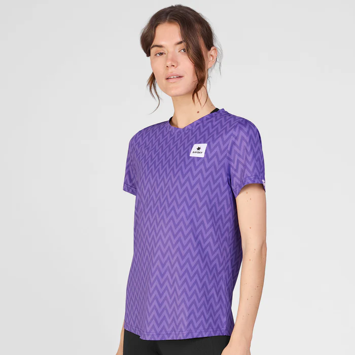 SAYSKY Women's Zig Zag Combat T-Shirt