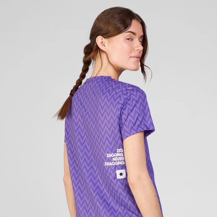 SAYSKY Women's Zig Zag Combat T-Shirt