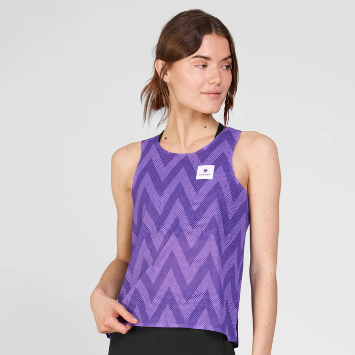 SAYSKY Women's Zig Zag Flow Air Singlet