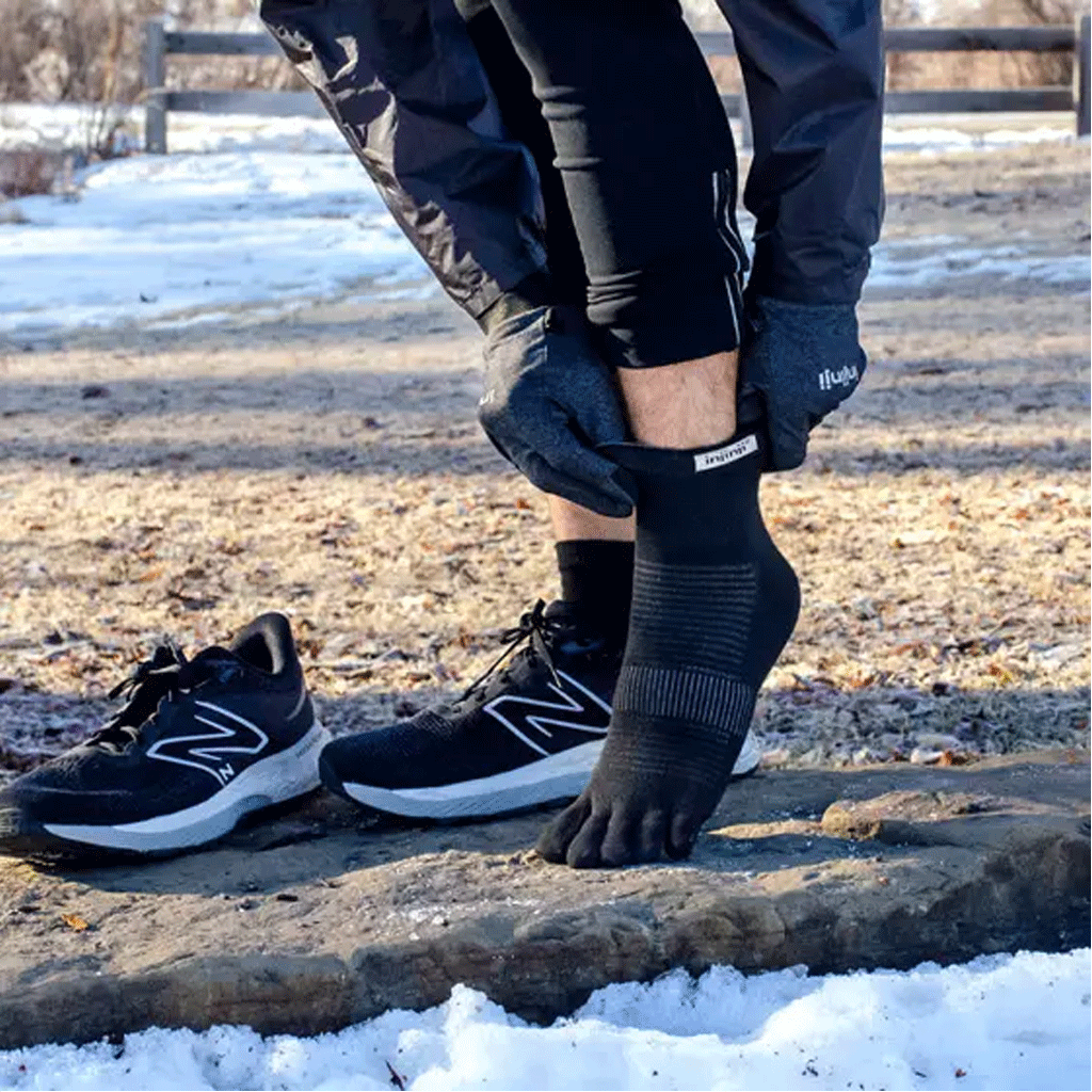 injinji Unisex's Run Lightweight Mini-Crew Socks (281130)