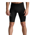 2XU Men's Light Speed React Compression Shorts (Black/White Reflective)
