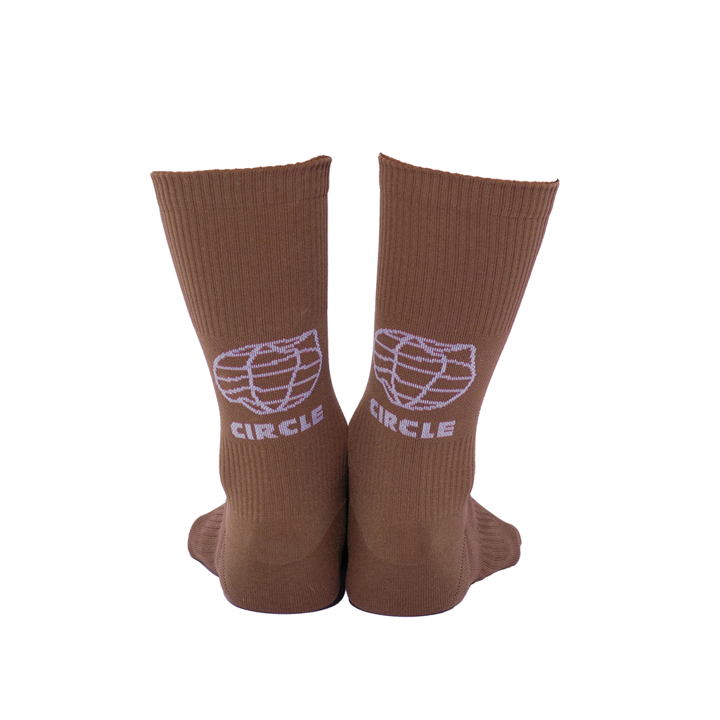 CIRCLE Speedy High Planet running socks
