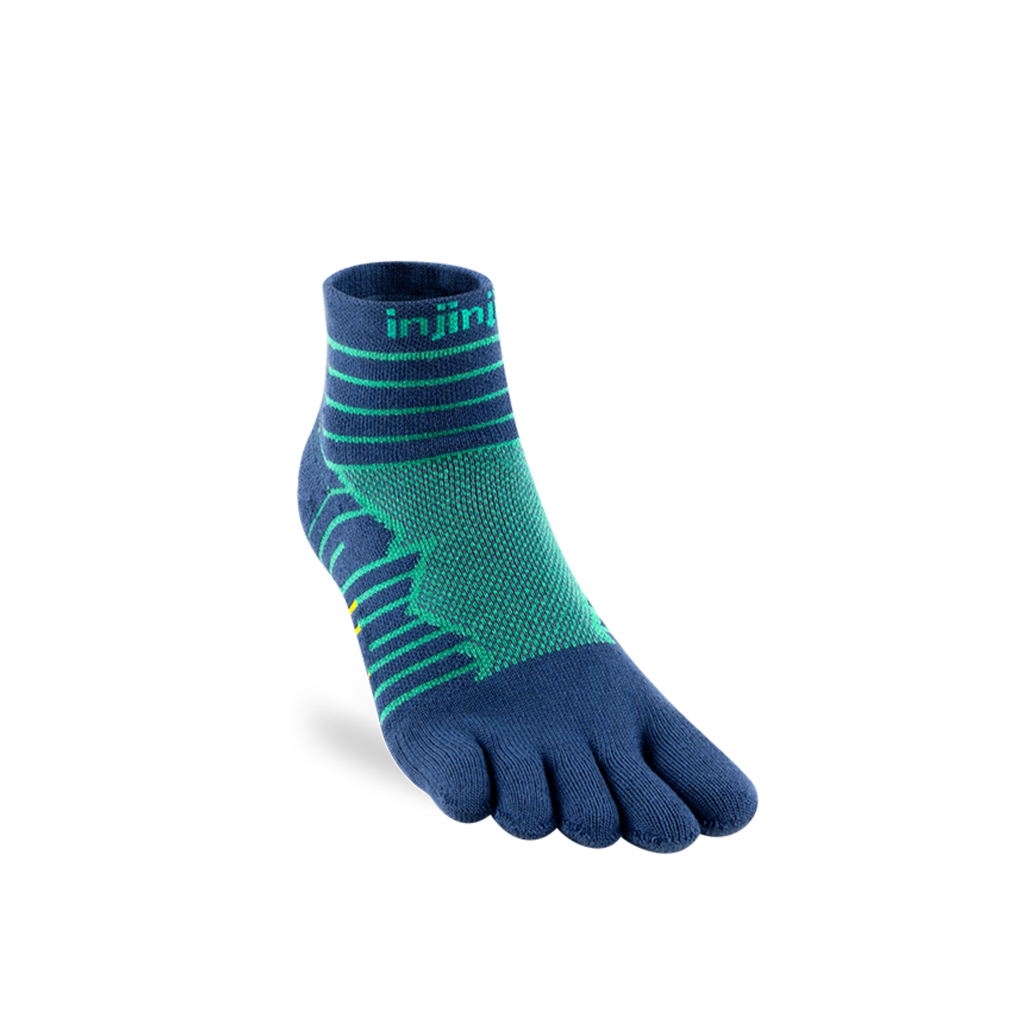 injinji Unisex's Ultra Run Mini‑Crew Socks (401130)