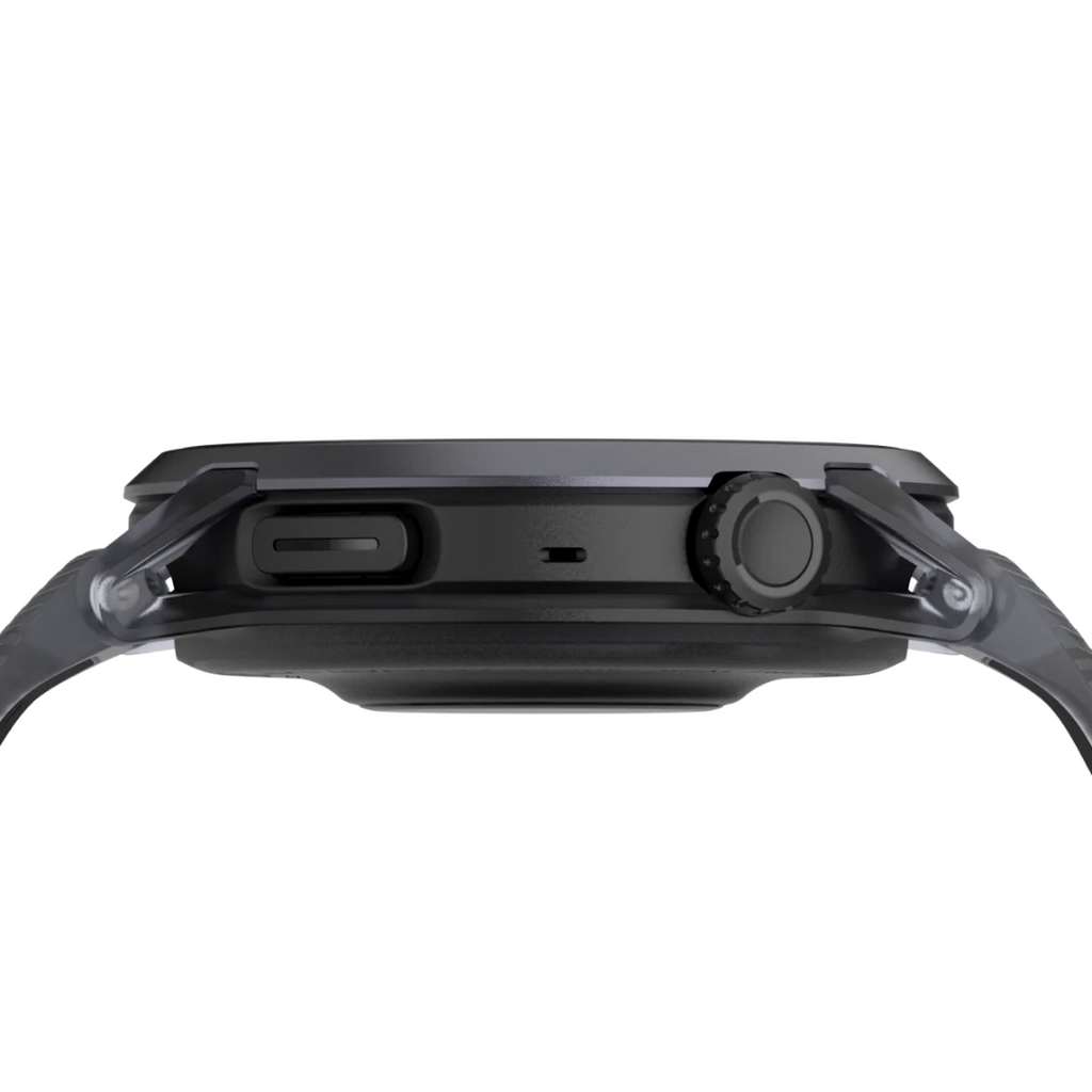 Coros Pace 4 Multisport Watch (Black Crystal Silicon Band)