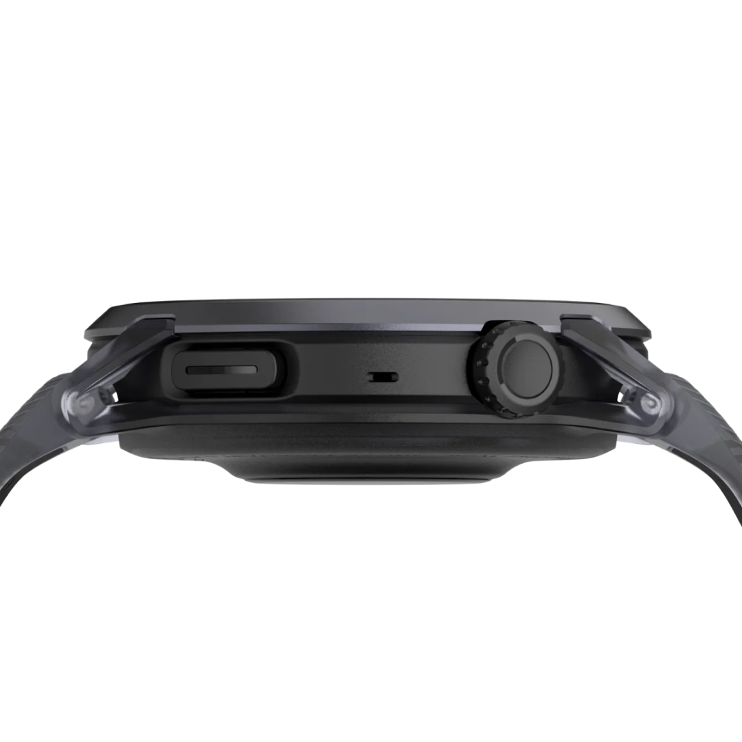 Coros Pace 4 Multisport Watch (Black Crystal Silicon Band)