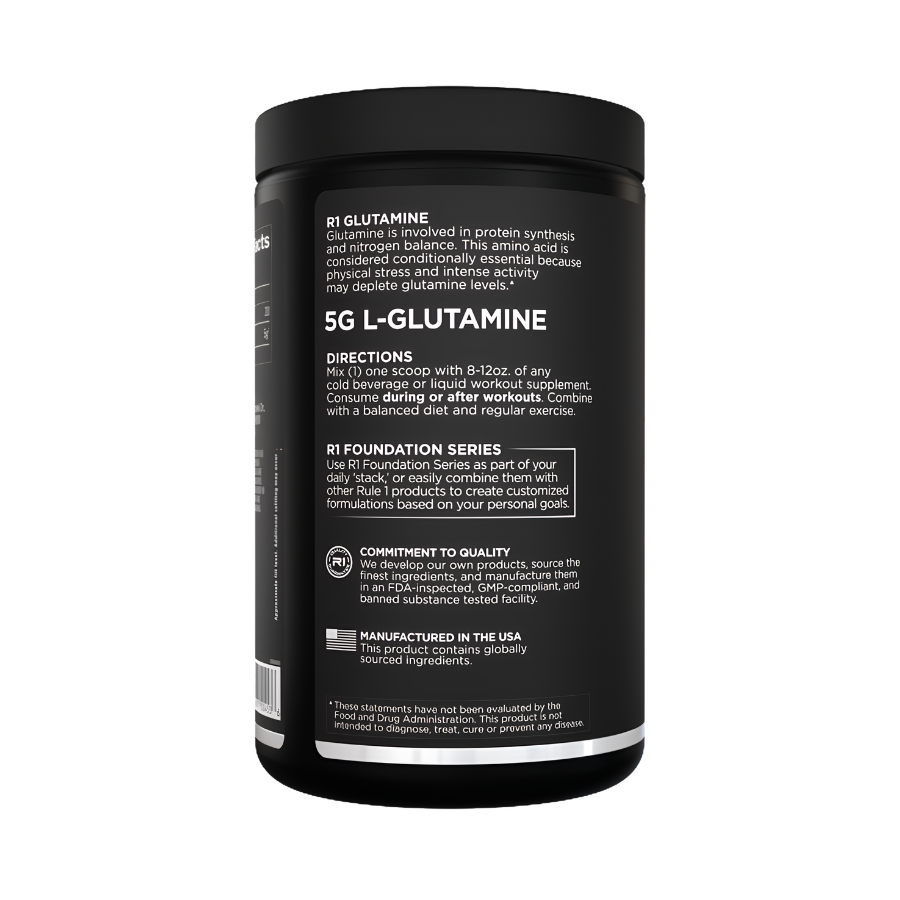 R1 Glutamine Micronized Glutamine L-Glutamine (75 Servings)