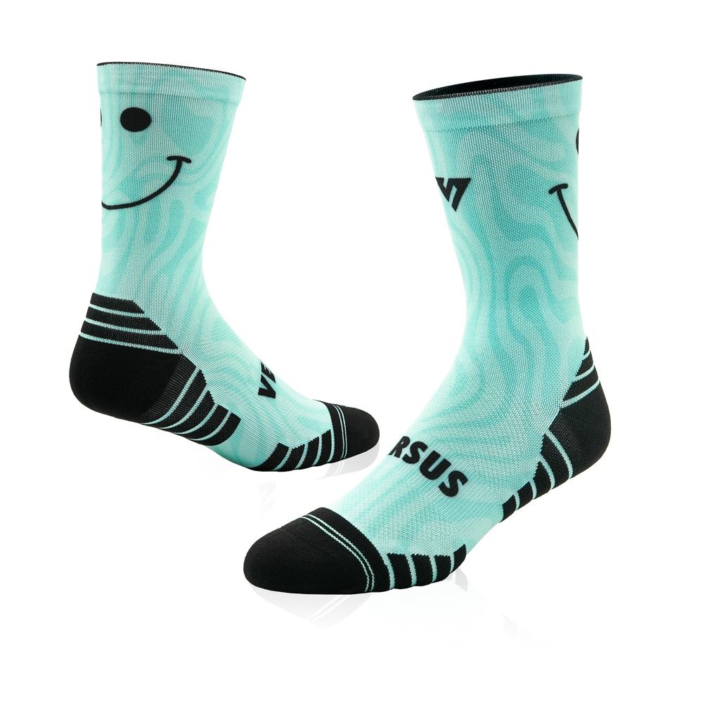 Versus Bubblegum Smile Active Crew Socks