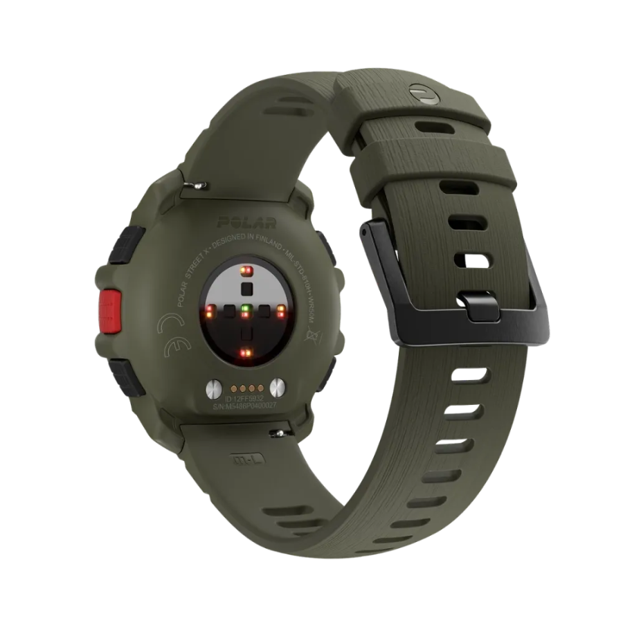 Polar Street X Premium Multisport Watch (Forest Green)