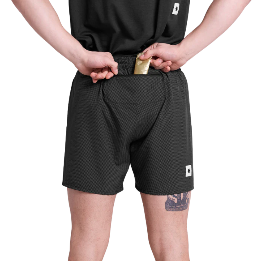 SAYSKY Men's Zig Zag Pace Shorts 5"
