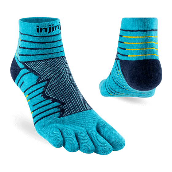 injinji Unisex's Ultra Run Mini‑Crew Socks (401130)