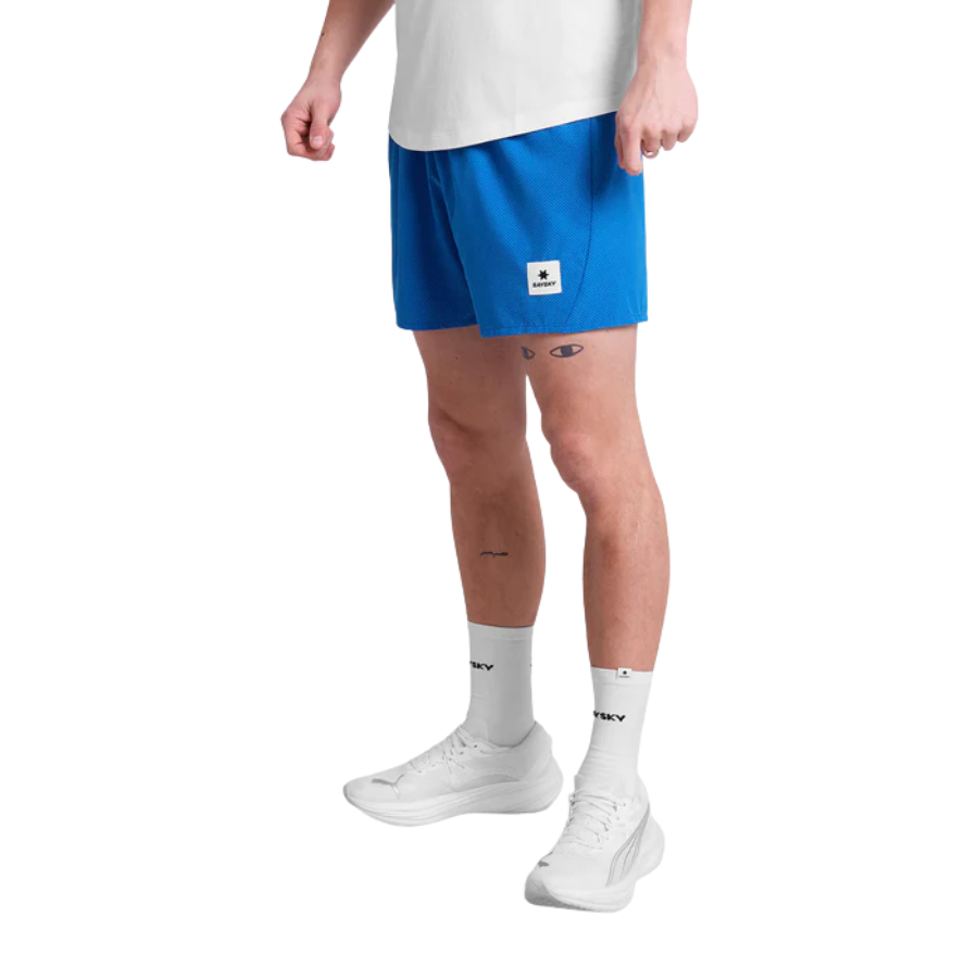 SAYSKY Men's Zig Zag Pace Shorts 5"