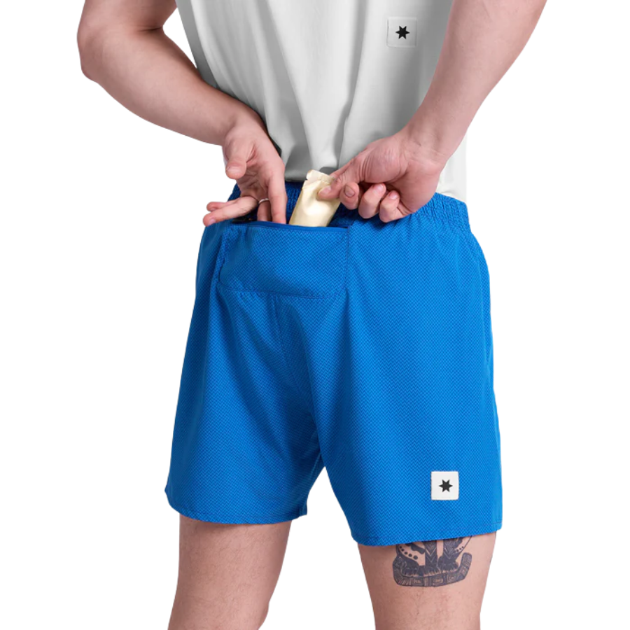 SAYSKY Men's Zig Zag Pace Shorts 5"