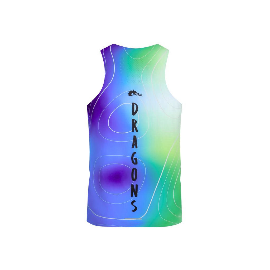 One Running Men's Victory Speed Tech Singlet Dragons