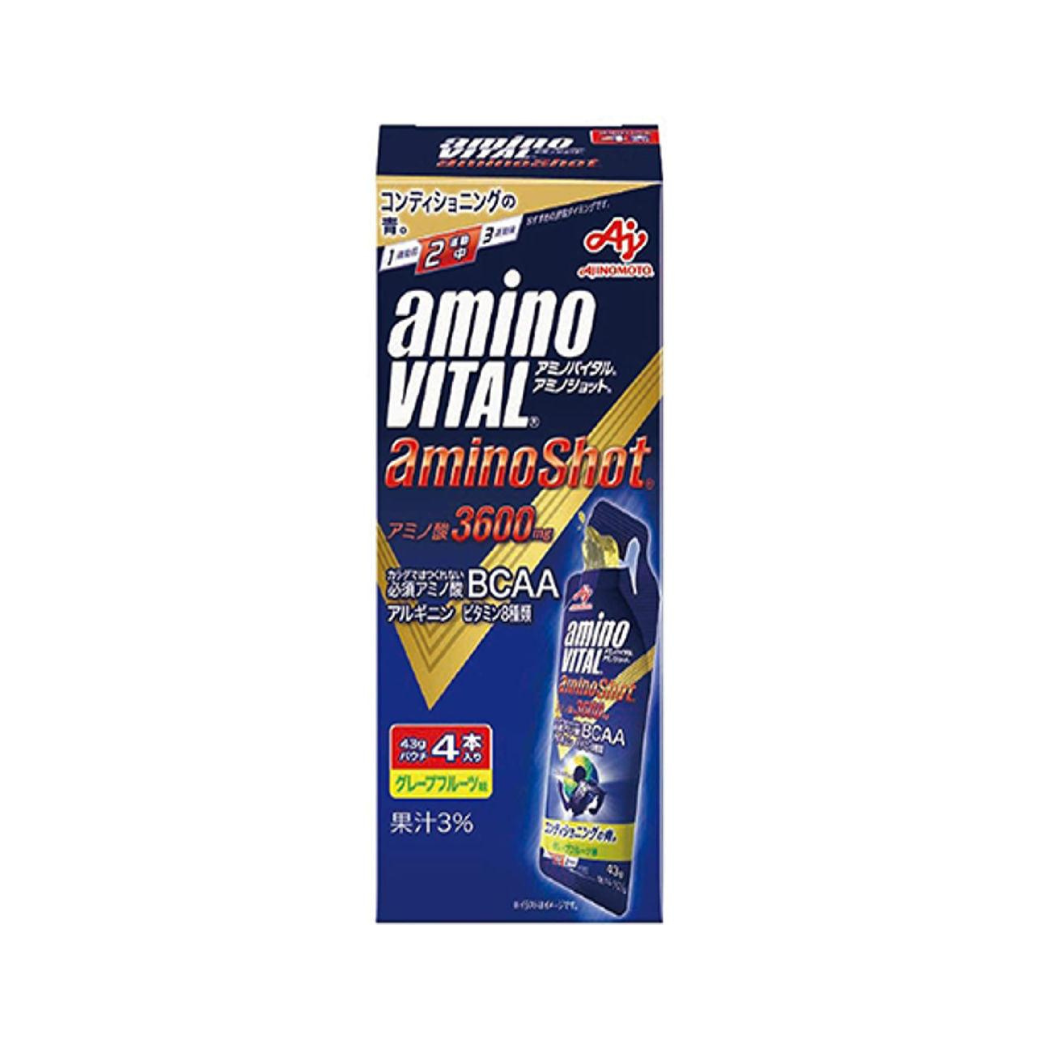 aminoVITAL Shot BCAA Gel 4P/Box (43g)