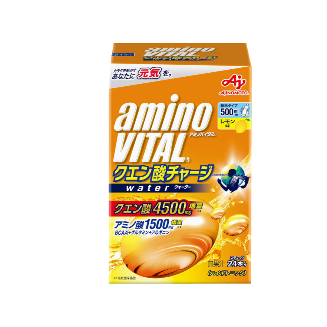 aminoVITAL Citric Acid Charged Water 24P/Box (11.8g)