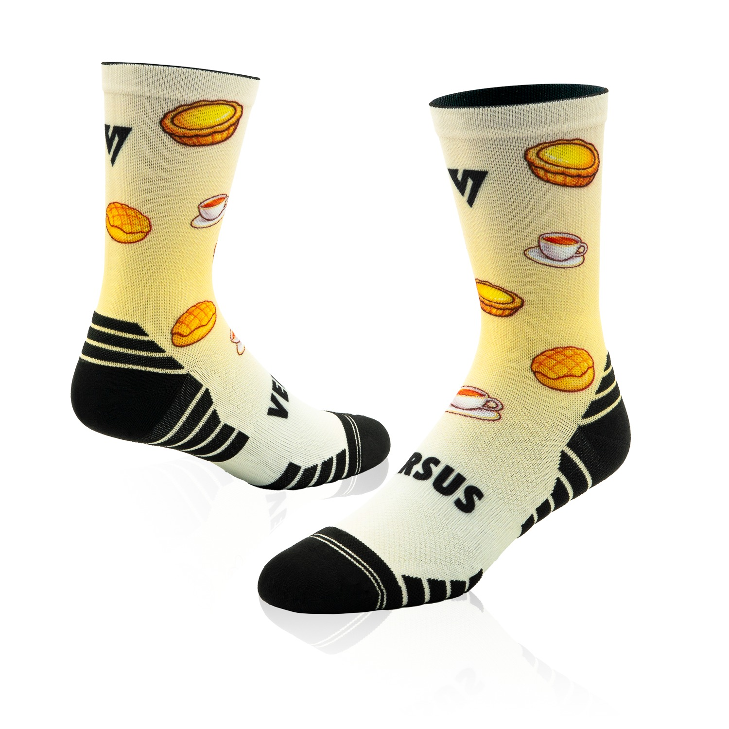 Versus Cha Chaan Teng Foodie Style Socks