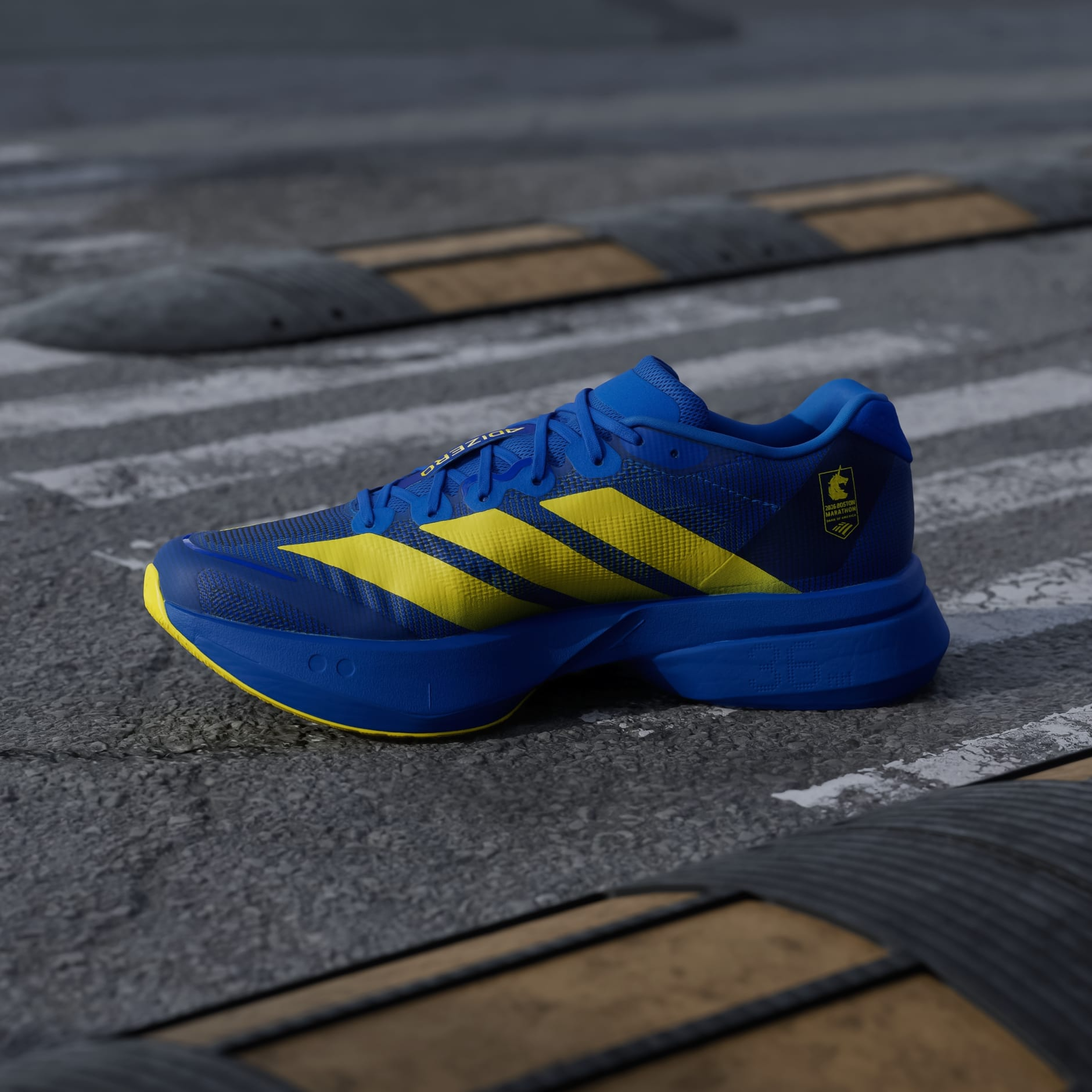 Adidas Men's Adizero Boston 13 Road Running Shoes (KK4238)