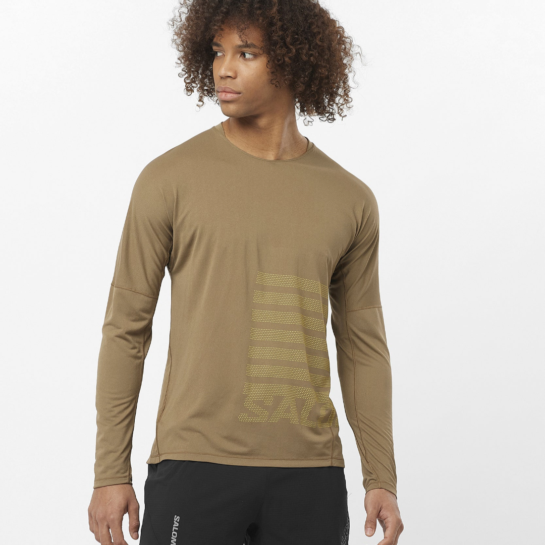 Salomon Men's Sense Aero Long Sleeve Tee GFX (LC2274800)